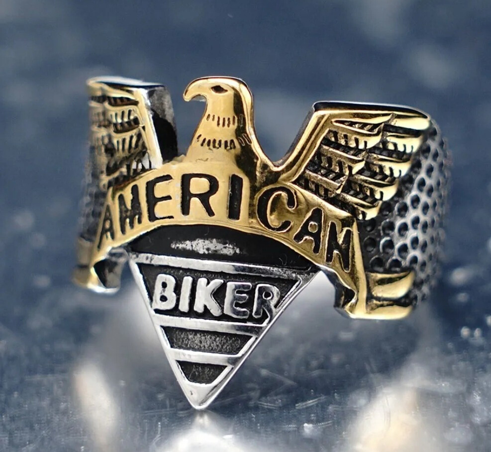 American Eagle Biker Ring