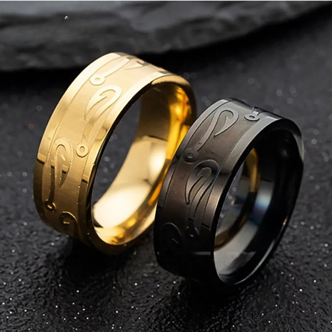 Fish Hook Steel Fashion Ring