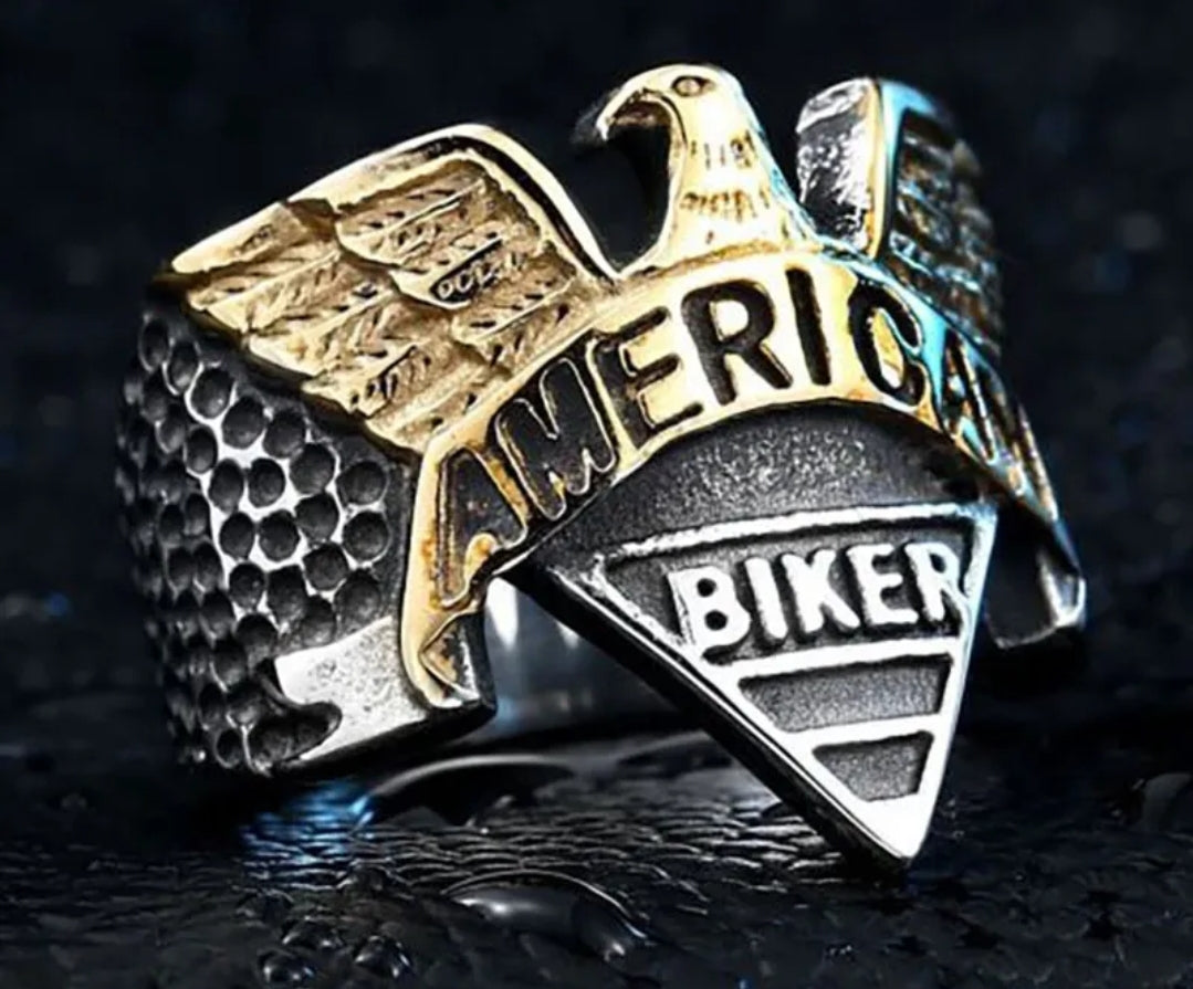 American Eagle Biker Ring