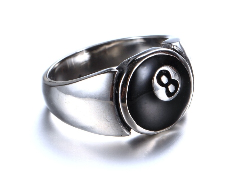 Lucky 8 Ball Ring