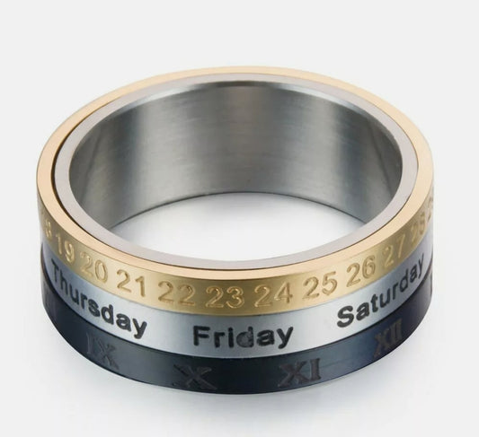 Rotating Calendar Ring