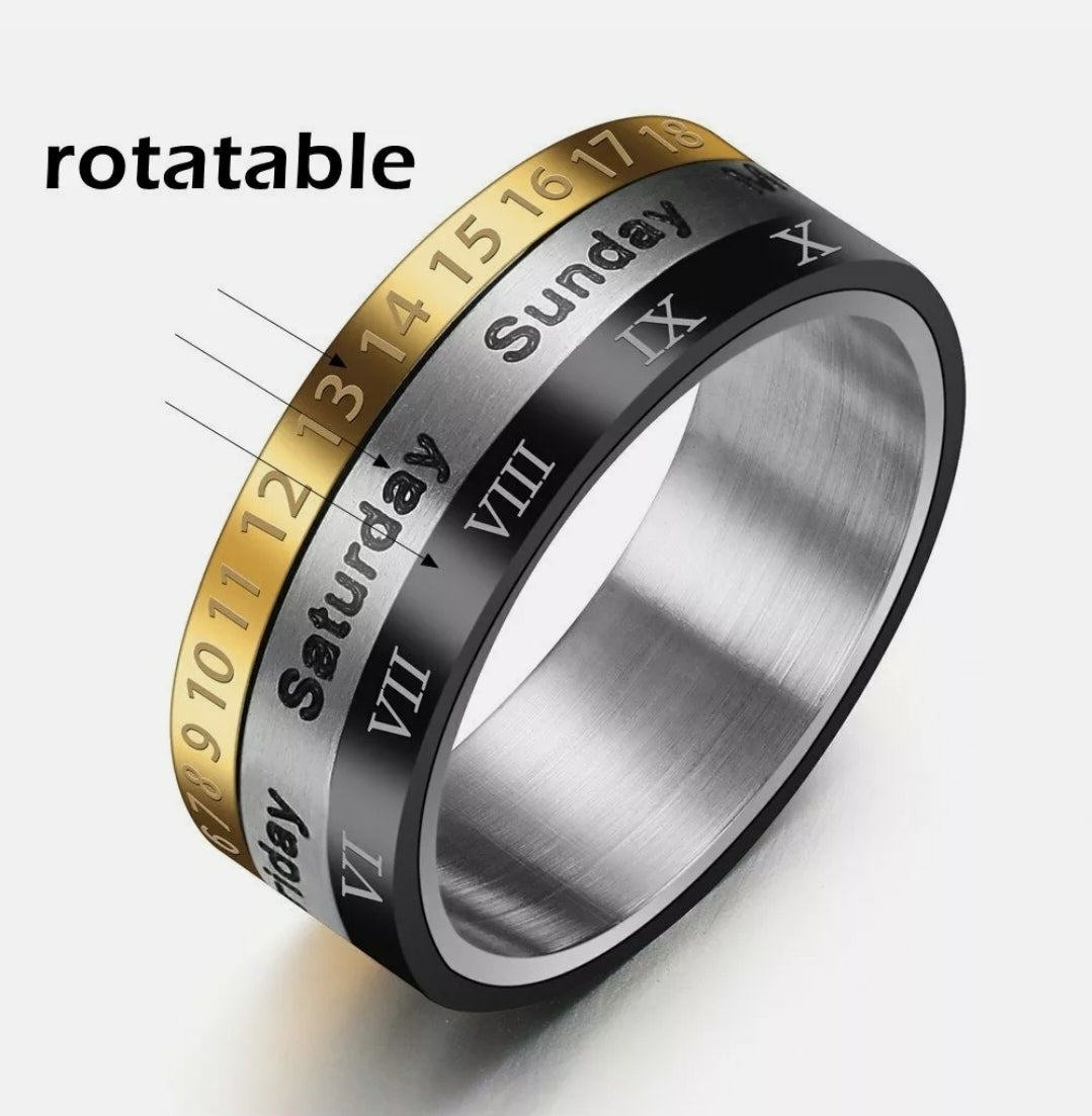 Rotating Calendar Ring